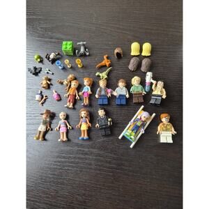 LEGO Minifigures Lot Mini-Doll Figures & Accessories & Animals Mixed Mismatched